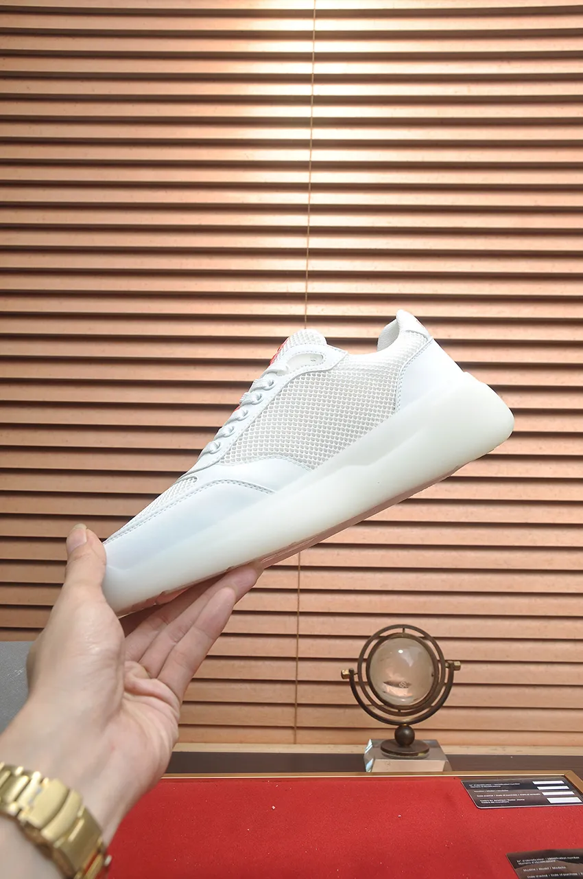 Men's shoes 💰620💶 [PRADA] Top original, new season, high quality original goods, top high mercerized cowhide combined with original breathable fabric + imported glue, imported stretch fabric inside with original cowhide feet, original thick outsole! Quality guaranteed! Code 38-45 (45 customized)